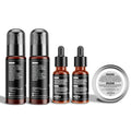 Beard Grooming Kit, Beard Oil and Balm, Beard Wash & Conditioner, Beard Brush & Comb Set with Scissors, Birthday Gifts for Men, Valentines Gifts