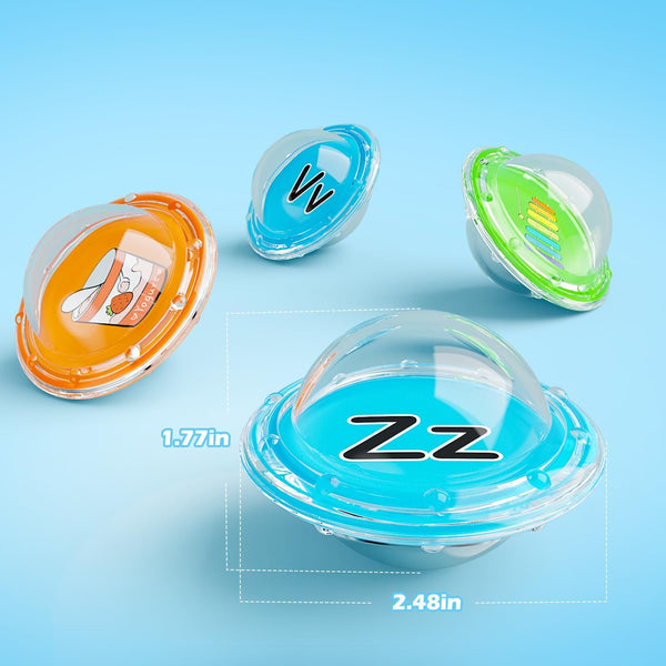 UFO Toddler Bath Toys Floating Pool Toys, Shower Bathtub Alphabet Learning ABC Letters Game, Baby Water Pool Swimming Toys, Educational Learning