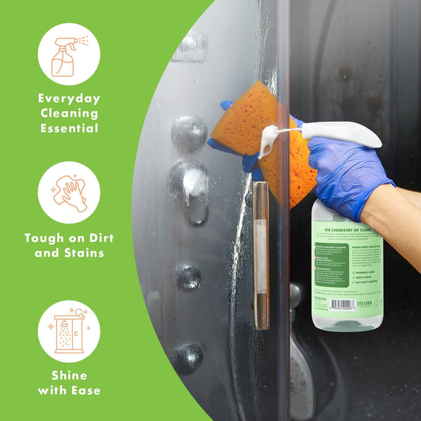 Better Life All Purpose Cleaner - Multipurpose Home and Kitchen Cleaning Spray for Glass, Countertops, Appliances, Upholstery & More -