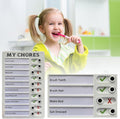 Chore Chart for Adults, Habit Tracker - Reusable to Do List and Memo Checklist with Daily Routine and Schedule Planner, Portable My Chores
