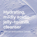 Mad Hippie Jelly Cleanser - Jelly to Milky Hydrating Face Wash for Women/Men with Rose, Chamomile, and Hyaluronic Acid, 4 Fl Oz