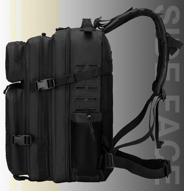 50L Military Tactical Backpack for Men,Water Resistant Day Backpack Molle Army 3 Days Assault Pack Bug Out Bag,Heavy Duty Hiking Treeking Rucksack