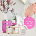 Mom Spa Gift Basket for Women - Self Care Basket, Relaxation, Pampering Gifts for Girlfriend, Wife, Mom, Sister, Friends - Birthday Bundles,
