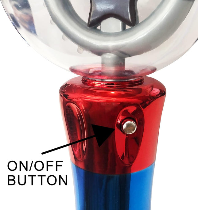 Artcreativity Light up Magic Ball Toy Wand for Kids - Spinning Lights & Colors - Fun Gift, Easter Basket Stuffers for To
