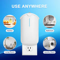 Flying Insect Trap, Compatible with ZEVOM364A Refill, 2 Plug-In Base + 2 Cartridge