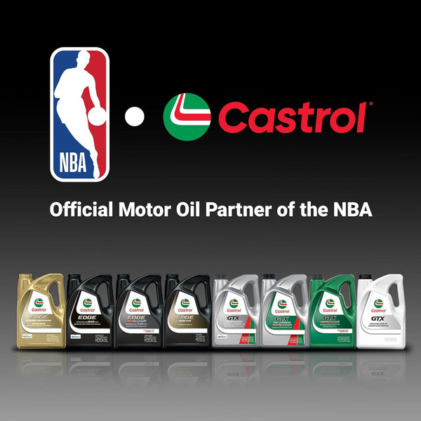 Castrol GTX High Mileage 20W-50 Synthetic Blend Motor Oil, 5 Quarts