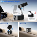 Vacuum Suction Magnetic Phone Holder, Upgraded Suction Cup Phone Holders, Magnetic Car Phone Holders for Phone and All Smartphones, Portable Phone