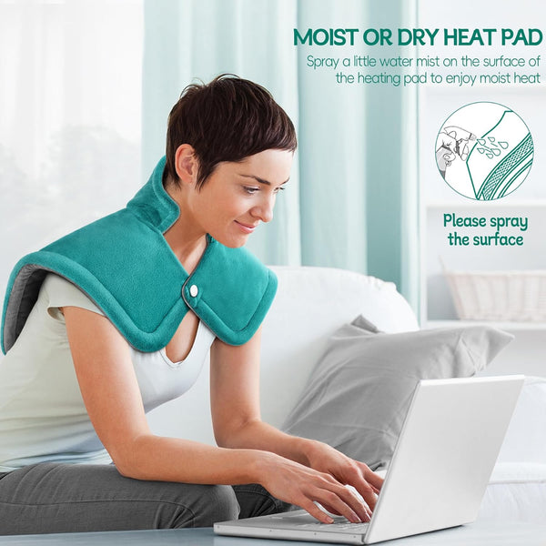Mothers Day Gifts for Mom from Daughter or Son, IZZUBIZ Christmas Gifts for Women, Mom, Neck Shoulder Heating Pad Gifts for Men, Dad, Fathers Day,