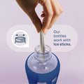Purifyou 40/32/22/12 Oz Borosilicate Glass Water Bottles with Volume Markers, Silicone Sleeve, Stainless Steel Lid, Reusable Bottle for Water,