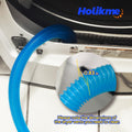 Holikme Dryer Vent Cleaner Kit Dryer Lint Vacuum Attachment Brush, Lint Remover, Dryer Vent Vacuum Hose Replacement Parts, Blue