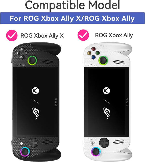 Ivoler 3-Pack Tempered Glass Screen Protector for ASUS ROG Ally/Asus ROG Ally X 7'' 2024/ MSI Claw A1M 2024 Gaming Handheld 7 Inch 2023,