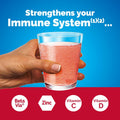 Emergen-C Immune+ Triple Action Immune Support Powder, Betavia (R), 1000Mg Vitamin C, B Vitamins, Vitamin D and Antioxidants, Raspberry â 30 Count