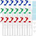 Yinder 18 Pcs 16 Oz Plastic Spray Bottle Bulk Empty Refillable Spray Bottles for Cleaning Solution Leak Proof Water Sprayer with Adjustable Nozzle