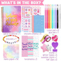 DIY Journal Kit for Girls - DIY Journal Set for Tween & Teen Girls, Stationery Set, Scrapbook & Diary Supplies Set, Journaling Art Crafts Kit,