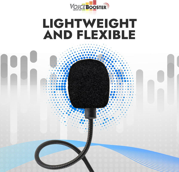 Headset Microphone Lightweight Adjustable Boom Mic with Feedback Control - 3.5Mm Plug for Voice Amplifiers for Public Speaking, Classroom