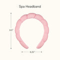 Conair Spa Makeup and Face Washing Headband - Bubble Design - Pink