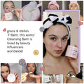 Grace & Stella Makeup Remover Cleansing Balm - Hydrating Facial Cleanser with Vitamin E for Soft, Nourished Skin - Melt Stubborn Waterproof Make