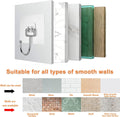 Adhesive Hooks for Hanging 33Lbs Heavy Duty Towel Coat Hooks Waterproof Self Adhesive Wall Hooks for Bathroom Shower Kitchen Door Home Improvement