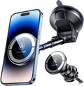 [Military-Grade]Vanmass for Magsafe Car Mount [2025 Upgraded Strongest Magnets] Magnetic Phone Holder Suction Cell Stand for Dashboard Windshield