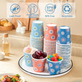 SIUQ 300 Pack 5 oz Paper Cups, Disposable Bathroom Cups, Small Mouthwash Cups, Hot/Cold Beverage Drinking Mini Cup for Party, Picnic, BBQ, Travel