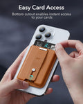 ESR for Magsafe Wallet, Iphone Wallet with 5-Card Holder, Secure-Grip Finger Loop, Magnetic Card Holder for Iphone 15/14/13/12 Series, Not for