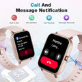 Fitpolo Smart Watch for Women,1.8â Touchscreen, Bluetooth Call, Alexa Built-In,24/7 Heart Rate Spo2 Monitor,Step Counting,Sleep Tracking, IP68