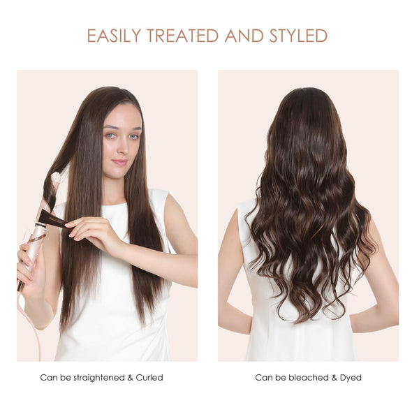 Sisily Clip in Hair Extensions Real Human Hair,14 Inch 130G, Natural Straight Human Hair Clip in Extensions for Black Woman, Soft Straight 7Pcs