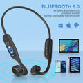 Bone Conduction Headphones Wireless Headphones Bluetooth 5.3 Open Ear Headphones 10H Playtime Sports Earphones with Mic, IPX6 Waterproof Headset