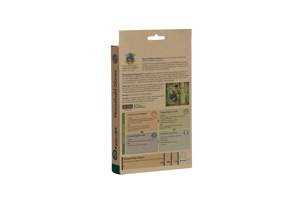 If You Care Latex Gloves, Large â 1 Pair (Pack of 1) â for Gardening, Dishwashing, Cleaning Kitchen and Bathroom â 100% Cotton Lined,