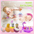 Bath Bombs for Kids with Surprise Inside, 20 Pack Kids Bath Bombs with Puppy Dolls Inside, Safe Handmade Bubble Bath Fizzies Bomb, Ideal Birthday