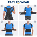 Back Brace Posture Corrector for Women and Men, Back Braces for Upper and Lower Back Pain Relief, Adjustable and Fully Back Support Improve