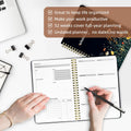 Weekly Planner Undated - 52 Weeks to Do List Notebook A5 for Work: Weekly Task, Habit Tracker Journal, Goal Setting, Agenda Sprial Bound Organizer