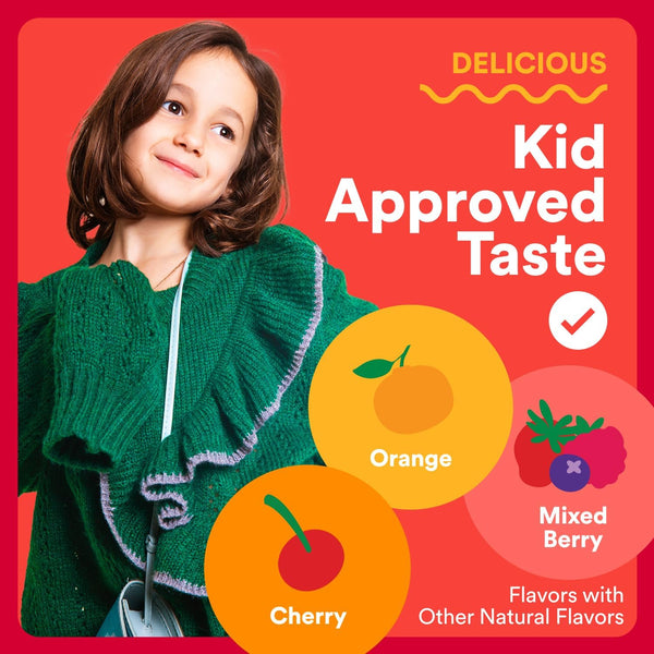 Smartypants Organic Kids Multivitamin Gummies: Probiotics, Omega 3 (ALA), Vitamin D3, C, Vitamin B12, B6, A, K & Zinc for Immune Support, Biotin,