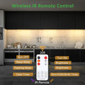 Maylit under Cabinet Lights Plug In, 3 Pcs 12 Inch Ultra Thin under Cabinet Lighting, Super Bright Warm White under Counter Lights for Kitchen,