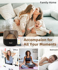 Personal Essential Oil Diffuser, 200Ml Ultrasonic Mist Fragrance Aroma Diffusers with 7 LED Color Ambient Light, Small Size for Aromatherapy,
