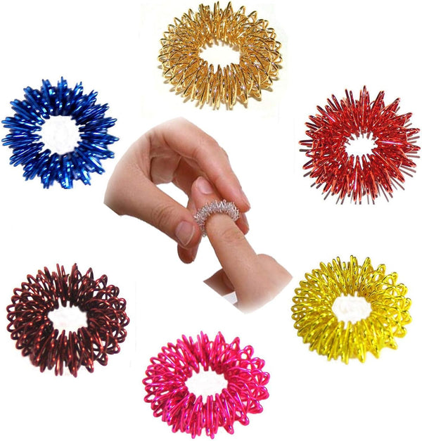 Aci Acupressure Reflexology Magnetic Pyramidal Therapy Power Pain Relief Energy Foot Health Mat Set of 1 + Sujok Rings Set of 5 L X W X H â 30 X