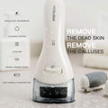 Electric Foot Callus Remover, Rechargeable Portable Electronic Foot File Pedicure Tools, Electric Callus Remover Kit, Professional Pedi Feet Care