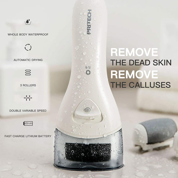 Electric Foot Callus Remover, Rechargeable Portable Electronic Foot File Pedicure Tools, Electric Callus Remover Kit, Professional Pedi Feet Care