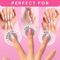 Super Strong Nail Glue for Press on Nails, Nail Tips & Acrylic Nails (8Ml) NYK1 Nailbond Brush on Glue for Press Ons, Tips & Acrylics - Long