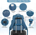 Travel Backpack for Men, Flight Approved Person Item Bag, Carry on Backpack, Lightweight Casual Daypack, College Backpack Fits 16.5 Inch Laptop,