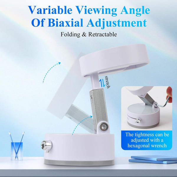 Vacuum Magnetic Suction Phone Holder, 2025 New Magnetic Multifunctional Holder, Foldable and Retractable Double-Sided Magnetic Phone Holder for