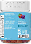 OLLY Kids Multivitamin & Probiotic Gummy, Digestive Support, Vitamins A, D, C, E, B, Zinc, Chewable Supplement, Berry Flavor, 50 Day Supply - 100