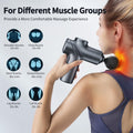 Massage Gun Deep Tissue, Silent Brushless Motor and Portable Massage Gun with 4 Interchangeable Heads for Deep Muscle Relief and Relaxation, Relax