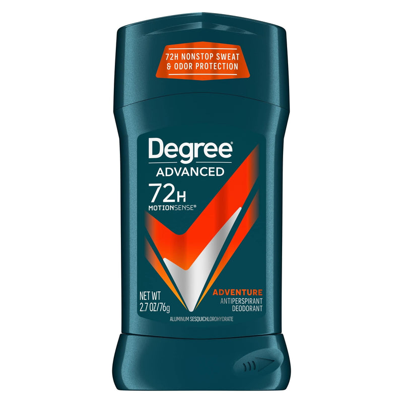 Degree Men Motionsense Antiperspirant Deodorant Adventure 2.7 Oz (Pack of 8)