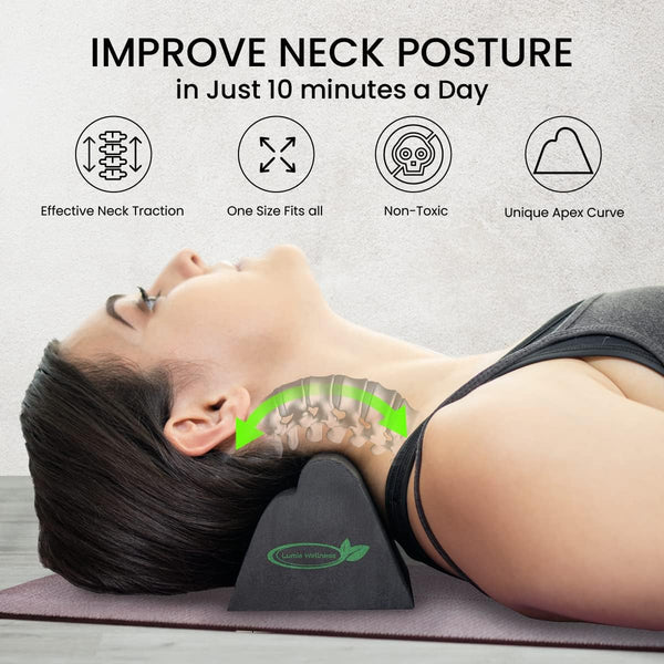 Cervical Orthotic Traction Block, Firm, FSA/HSA Eligible, Spinal & Neck Alignment, Cervical Traction Device & Neck Stretcher