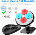 ã2-PackãMagnetic Phone Holder for Car, [Strong Magnet] Magnetic Phone Mount for Car [ 4 Plate] Iphone Magnetic Car Phone Holder Mount for Cell