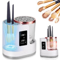 3 in 1 Electric Makeup Brush Cleaner Machine - 2/5 Hour Drying, One-Touch Touchscreen Makeup Brush Cleaner Machine, Universal Fit for All Brush