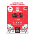 Lakanto Classic Monk Fruit Sweetener with Erythritol Packets - White Sugar Replacement, Zero Net Carbs, Zero Calorie, Sweeten on the Go, Coffee,