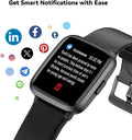 Fitness Tracker Watch with Heart Rate Monitor, Large Screen Activity Tracker with Pedometer, Sleep Monitor, Calories & Step Counter, 5ATM
