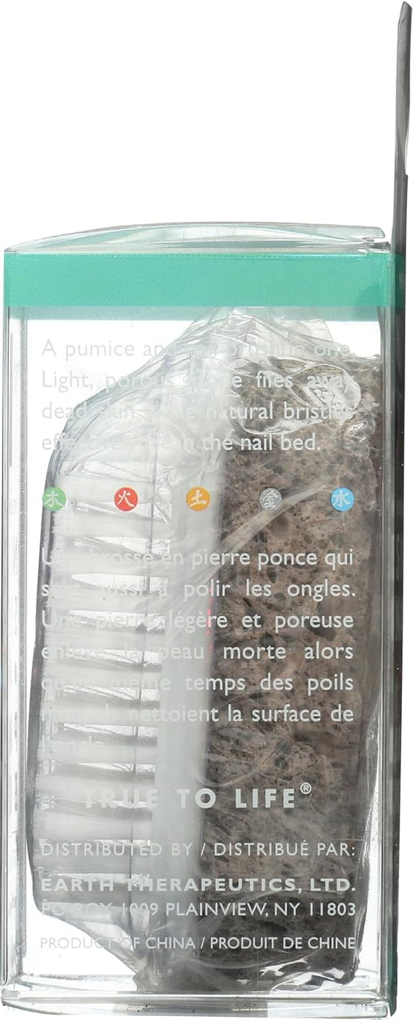 Earth Therapeutics Pumice Stone with Brush, 1 EA